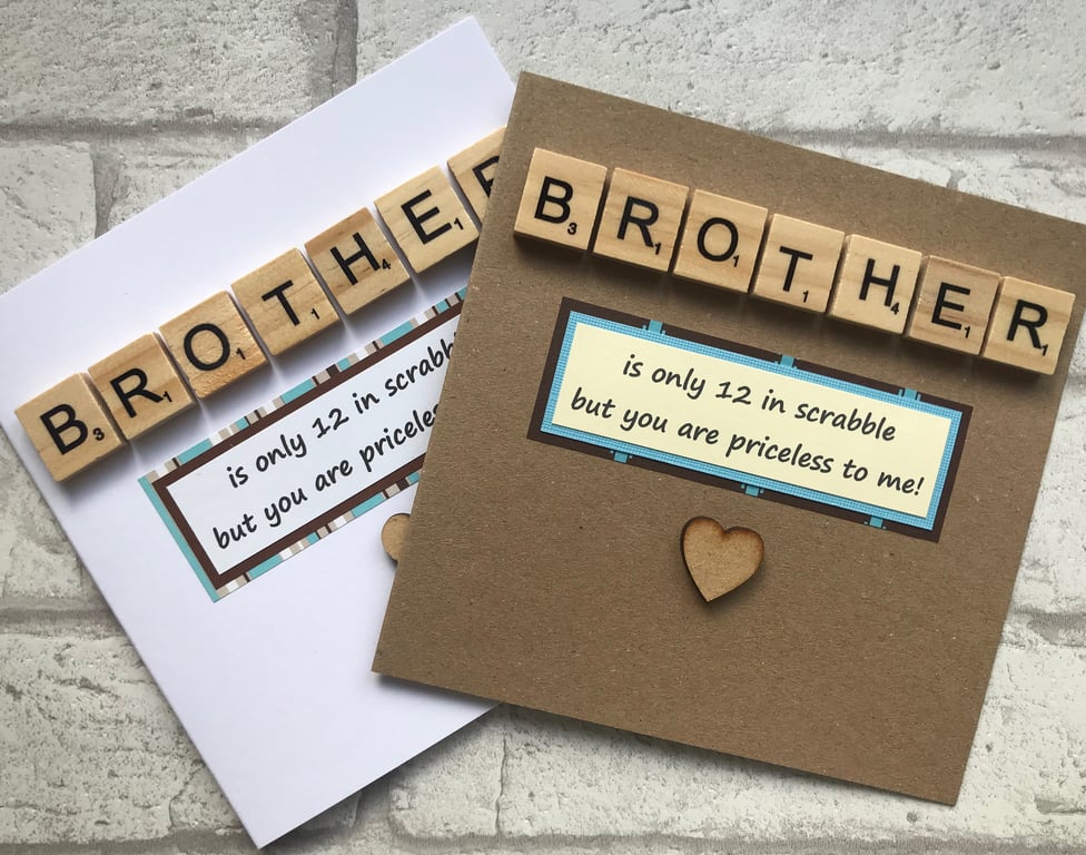 Handmade card Brother card Happy Birthday Brother Card Bro birthday card card fo