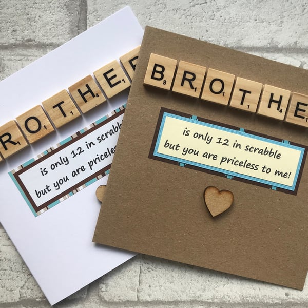 Handmade card Brother card Happy Birthday Brother Card Bro birthday card card fo