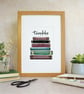 Book Lover's Art Print - Tsundoku - Image 3