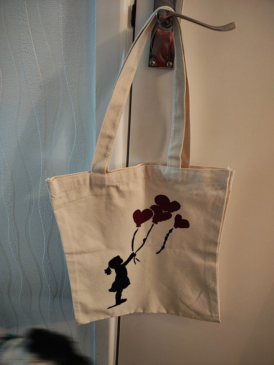 Hand painted tote bags 