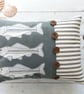Three Fish Freemotion Applique Cushion - Image 1