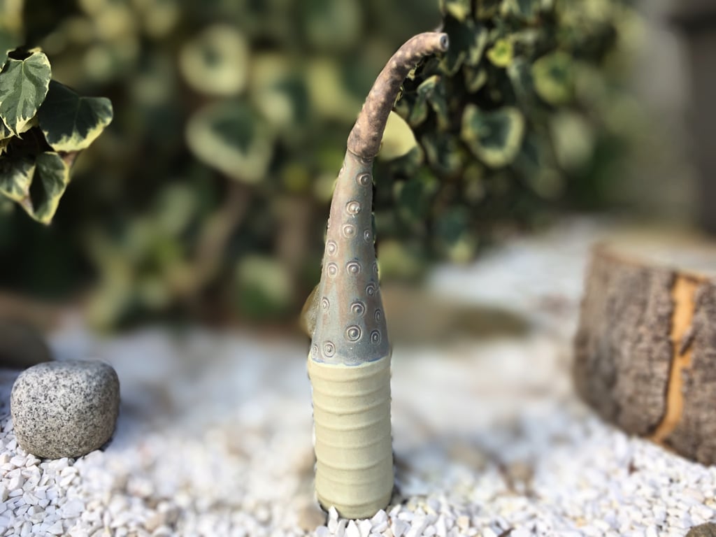 Garden sculpture, ceramic sculpture for indoors or outdoors