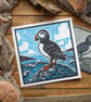 Puffin print - giclee copy 12x12"