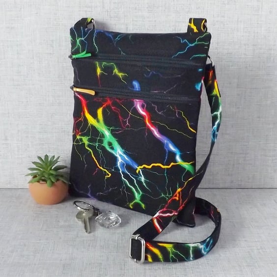 Cross body bag, dog walking bag, phone bag, lightning