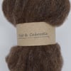 Carded Corriedale wool Bear