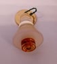 Clear and White Button Christmas Tree Decoration - Circle Topper - Image 6