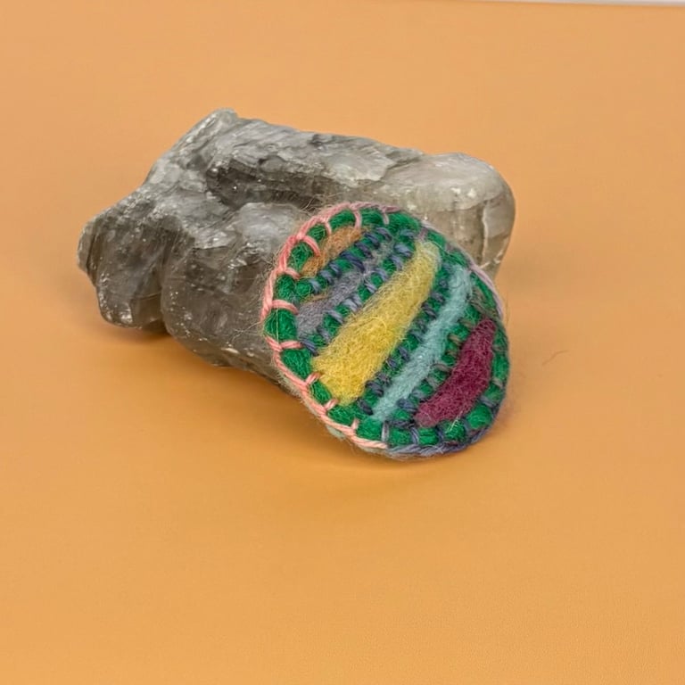 Felted Brooch - Landscape