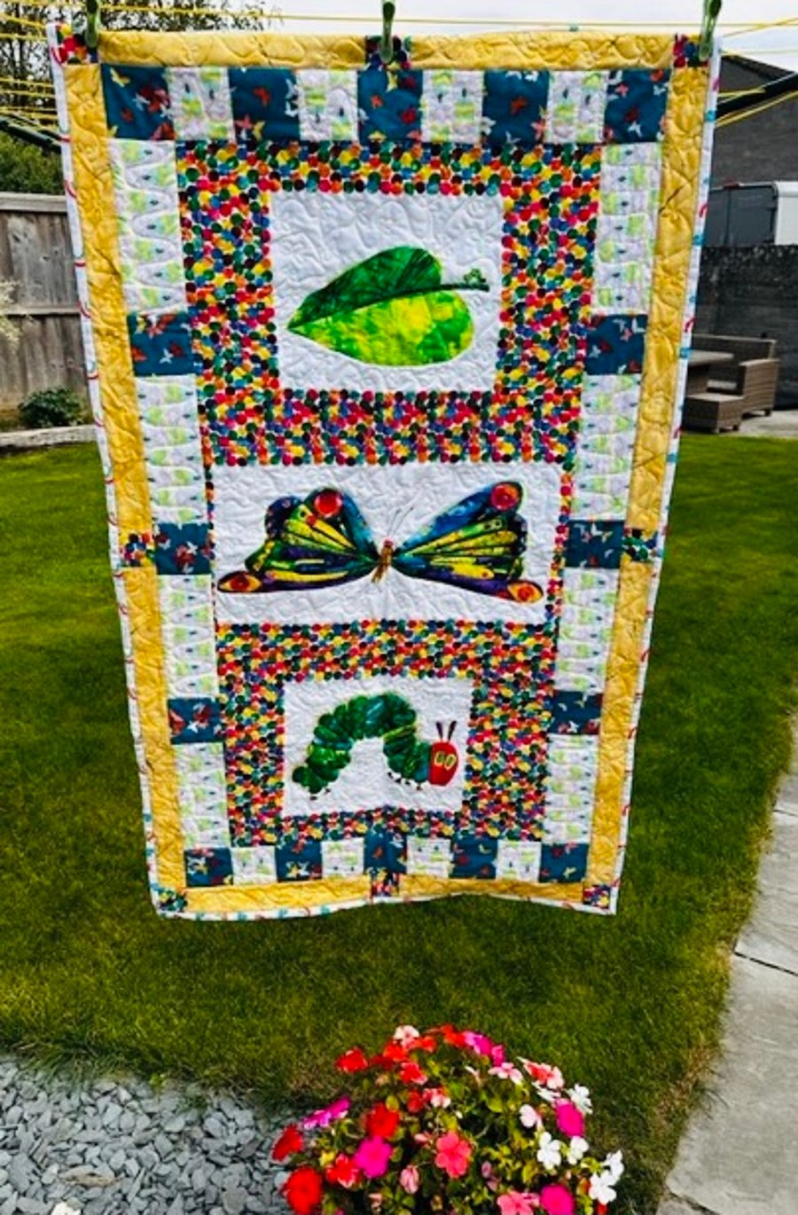Very Hungry Caterpillar Cot Quilt