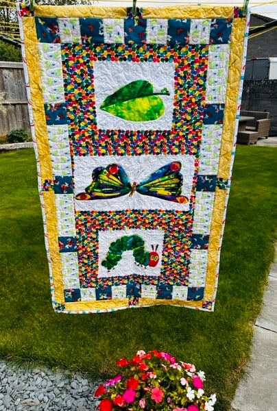 Very Hungry Caterpillar Cot Quilt