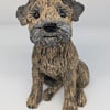 Border Terrier Sculpture