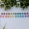 Handmade Polymer Clay Flower Stud Earrings, Unique Hand Painted Designs