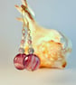 Fluorite Earrings With Gold Vermeil Wires - Handmade In Devon - Image 4