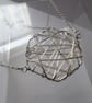 Handmade Wired Hexagon Necklace - Image 1