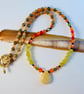 Agate, Aventurine & Unakite Necklace With Swarovski Crystals - Handmade In Devon - Image 5