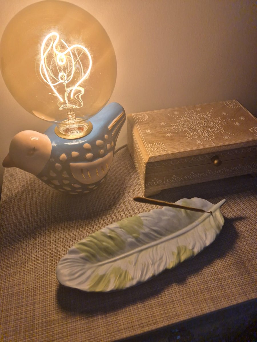Eco Resin, Feather Shaped Incense Holder and Trinket or Smudging Tray.