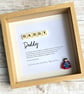 Dad Daddy Scrabble Minifigures Frame Personalised  - Image 4