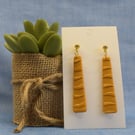 Ripple Long Drop Earrings
