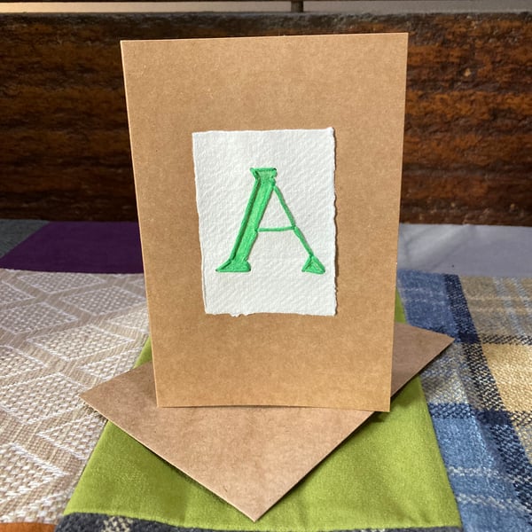 Alphabet - Embroidered Cards