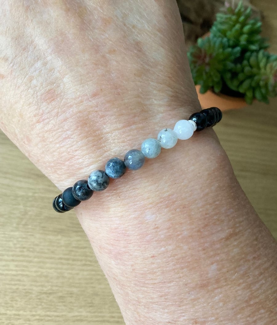 Wolf Moon Phase Bracelet