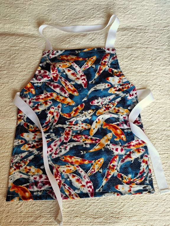 Goldfish Apron, age 2-6 years, hand made