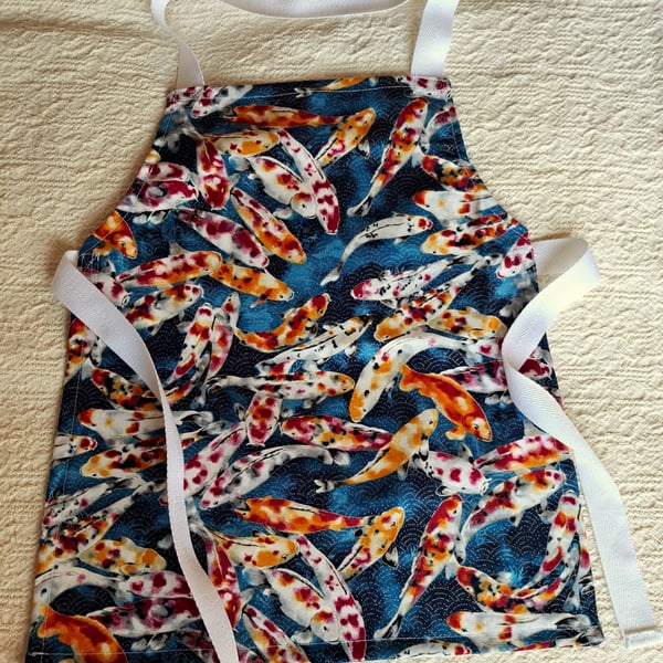 Goldfish Apron, age 2-6 years, hand made