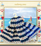 Navy Striped Dress - Image 1