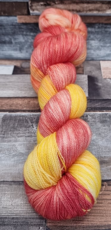Opal fruitz hand dyed yarn - Laceweight