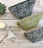 Hand Printed Linen Wash Bag, Toiletry Bag, Accessory Bag - Image 4