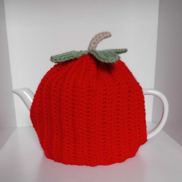 Apple teapot cosy