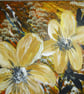 Original art hand painted floral painting ( ref FA491 B1 ) - Image 3