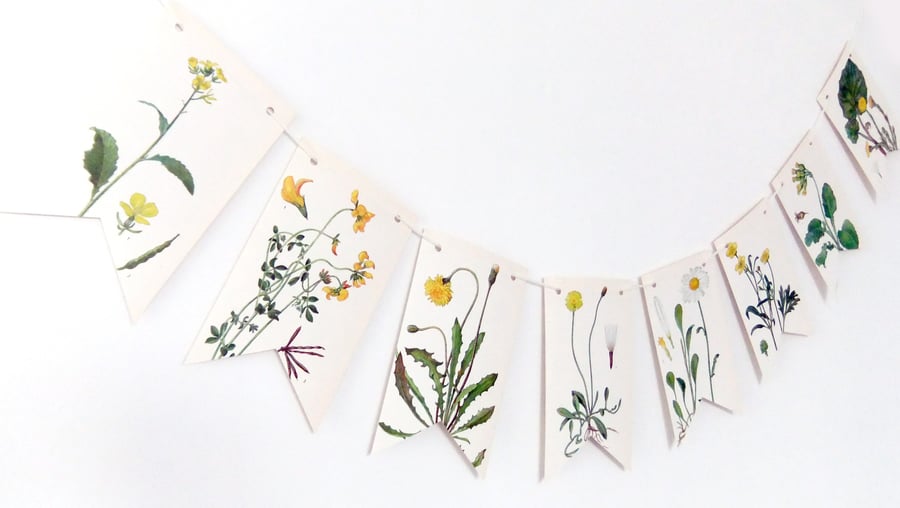 Botanical Spring Bunting