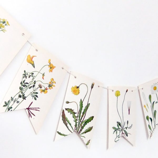 Botanical Spring Bunting