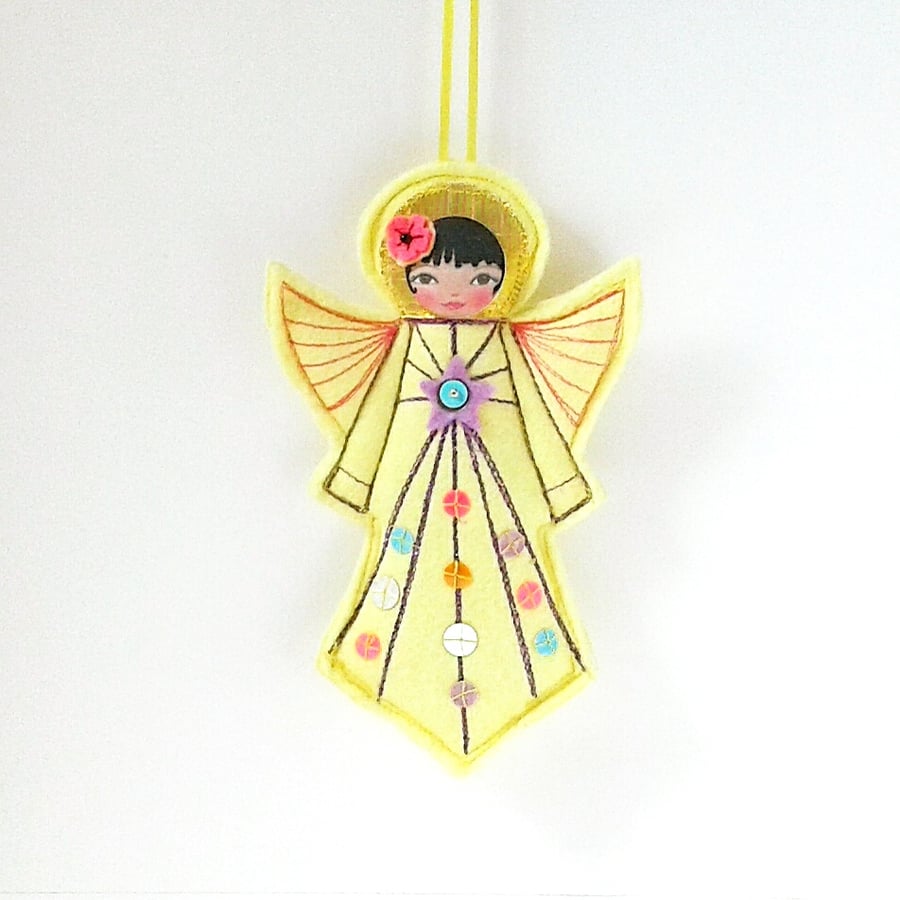 Felt Angel ornament