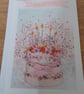 HANDMADE BIRTHDAY CAKE, BIRTHDAY CARD. - Image 2