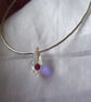 Simple Elegance Sterling Silver Necklace featuring Swarovski Teardrop Crystal  - Image 8