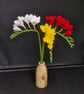 Macrame Freesia, macrame flower, single stem freesia - Image 2