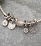 Sterling silver charm bangle - Image 7