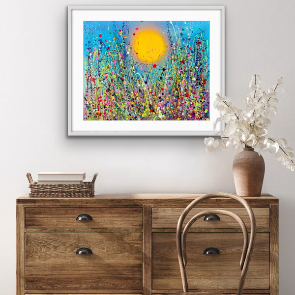 "Sprinkles of Love" Abstract, Giclee Art Print