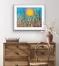 "Sprinkles of Love" Abstract, Giclee Art Print