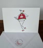 Cheeky Seagull in Tacky Christmas Sweater Card - Image 3