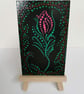 Hand painted rose decorative piece  - Image 1