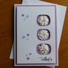 Mother's Day Card - Purple Polka Dot