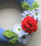 Summer wreath. Crochet wreath pattern. Photo tutorial. PDF pattern.  - Image 3