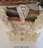 Bobble Design 90% & 100% Merino Wool Baby Cardigan 0-6 months size - Image 4