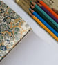 Marble Journal, Dark Green Leather with Mustard and Grey, Perfect Notebook - Image 9