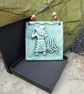 wall decor Zodiac AQUARIUS birthday zodiac sign handmade in cornwall domspottery - Image 5