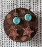 Cowboy star earrings 