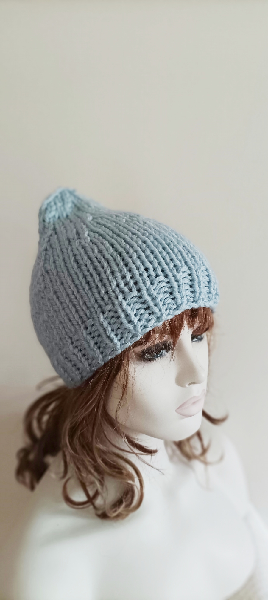 Pixie hat, chunky hat