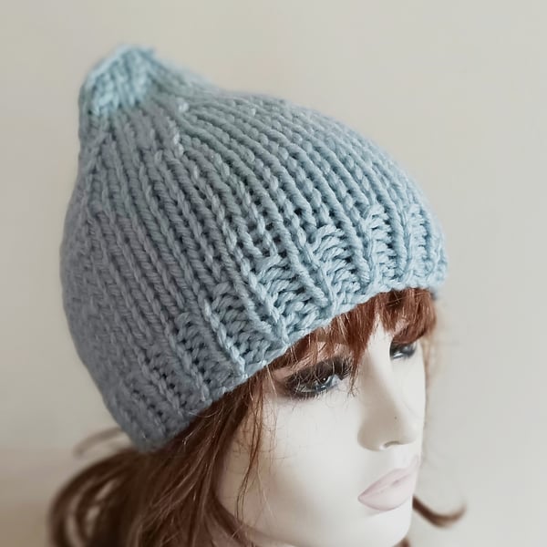 Pixie hat, chunky hat