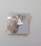 Cow card, printed on recycled card - Image 5